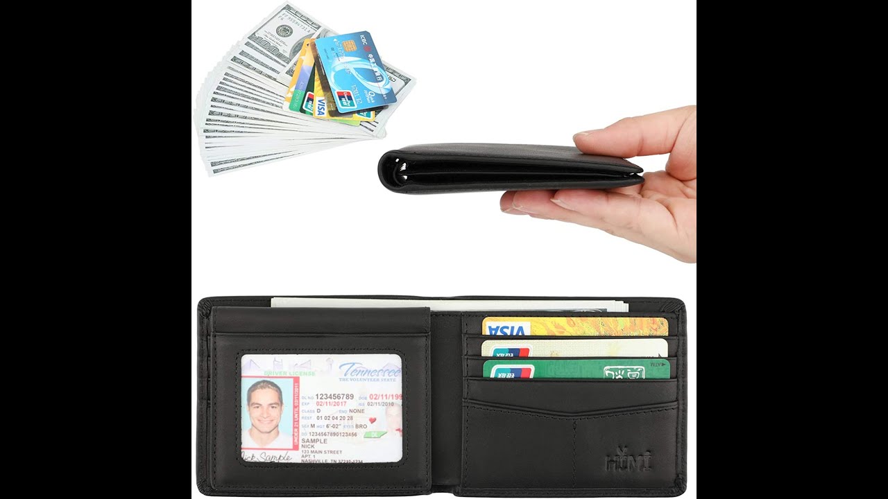 HIMI 😉 Genuine Leather RFID Wallet