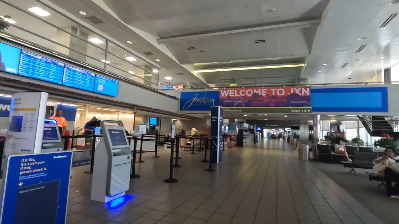 Jackson-Medgar Wiley Evers JAN Airport Tour and Car Rental Location #Mississippi