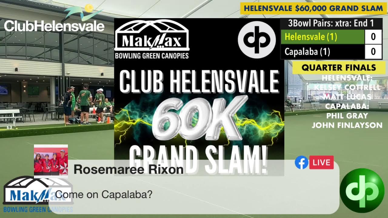 Helensvale Hawks $60,000 Grand Slam Quarter Finals