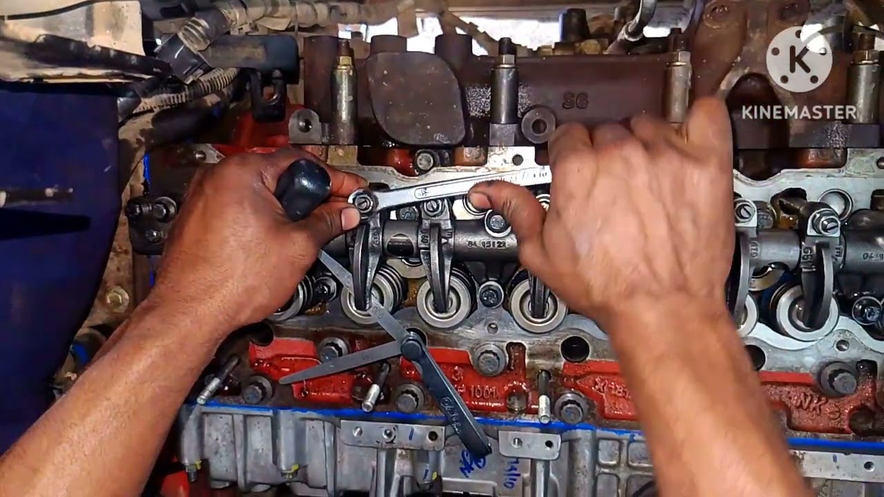 Ashok leyland bs6 ka tappet setting kese kare !! tappet clearance in Ashok leyland bs6 engine