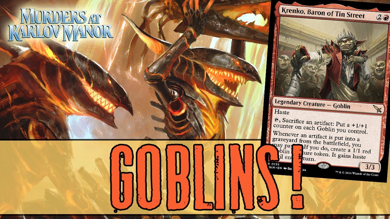 Гоблины ПОВСЮДУ ! Goblins! MTG Arena Murders at Karlov Manor Standard DECK GUIDE!