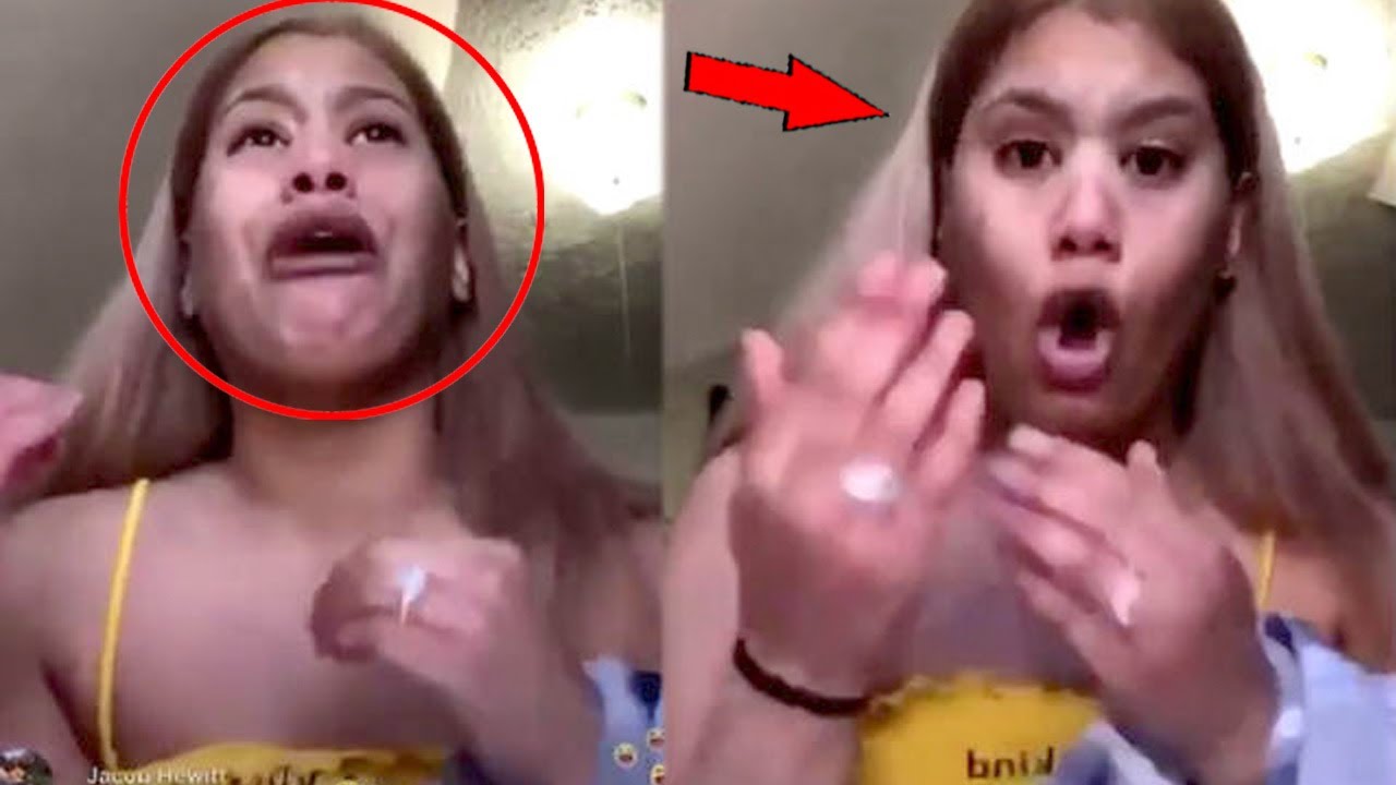 Chick Starts Crying After She Got A Train Ran On Her Then Blames Her Boyfriend