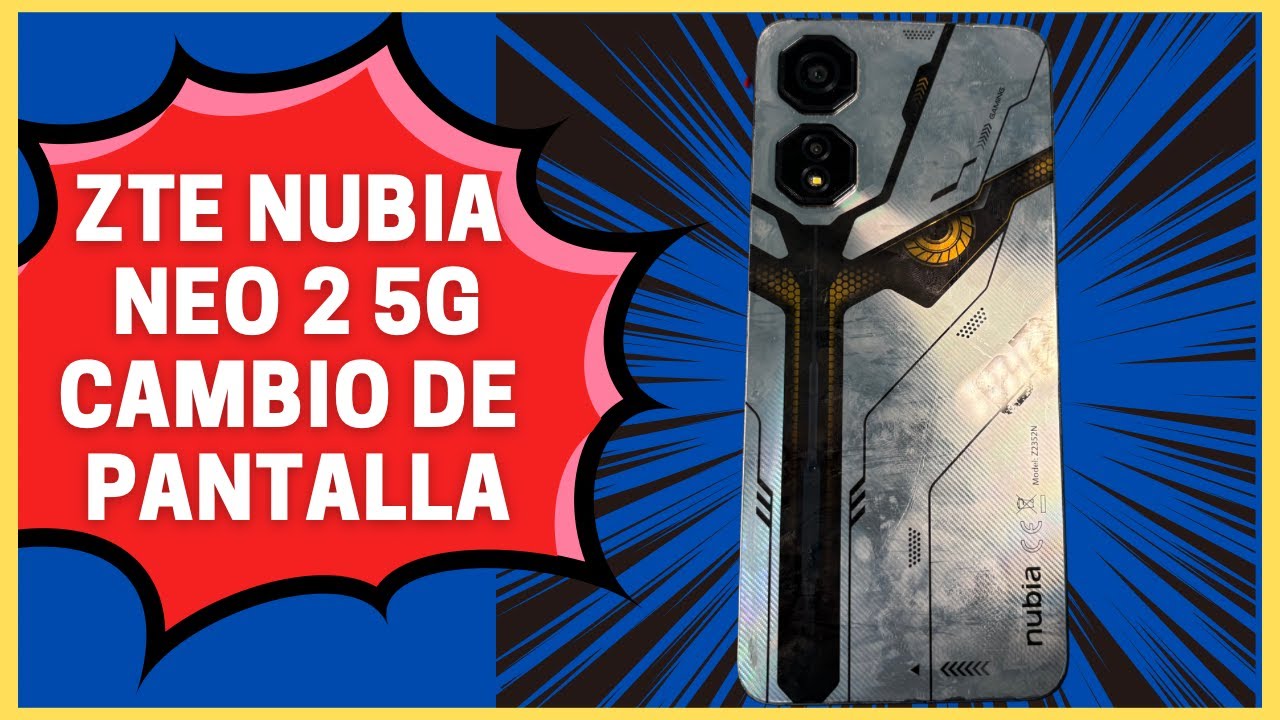 Aprende a reemplazar la pantalla rota de tu ZTE Nubia Neo 2 5G fácilmente