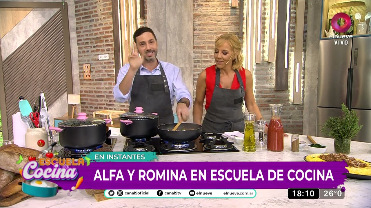 Polenta cremosa con salsa boloñesa | #EscueladeCocina