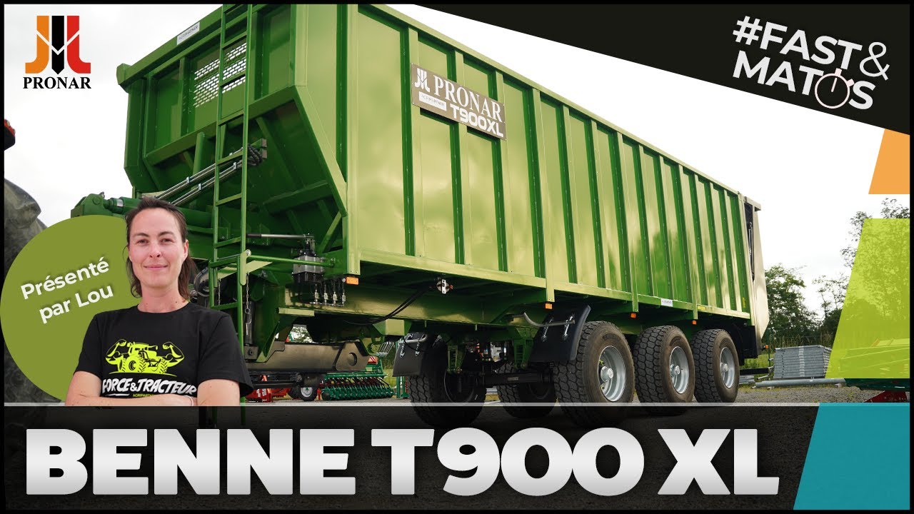 [FAST&MATOS] Benne à fond poussant T900 XL, PRONAR, by Agripartner