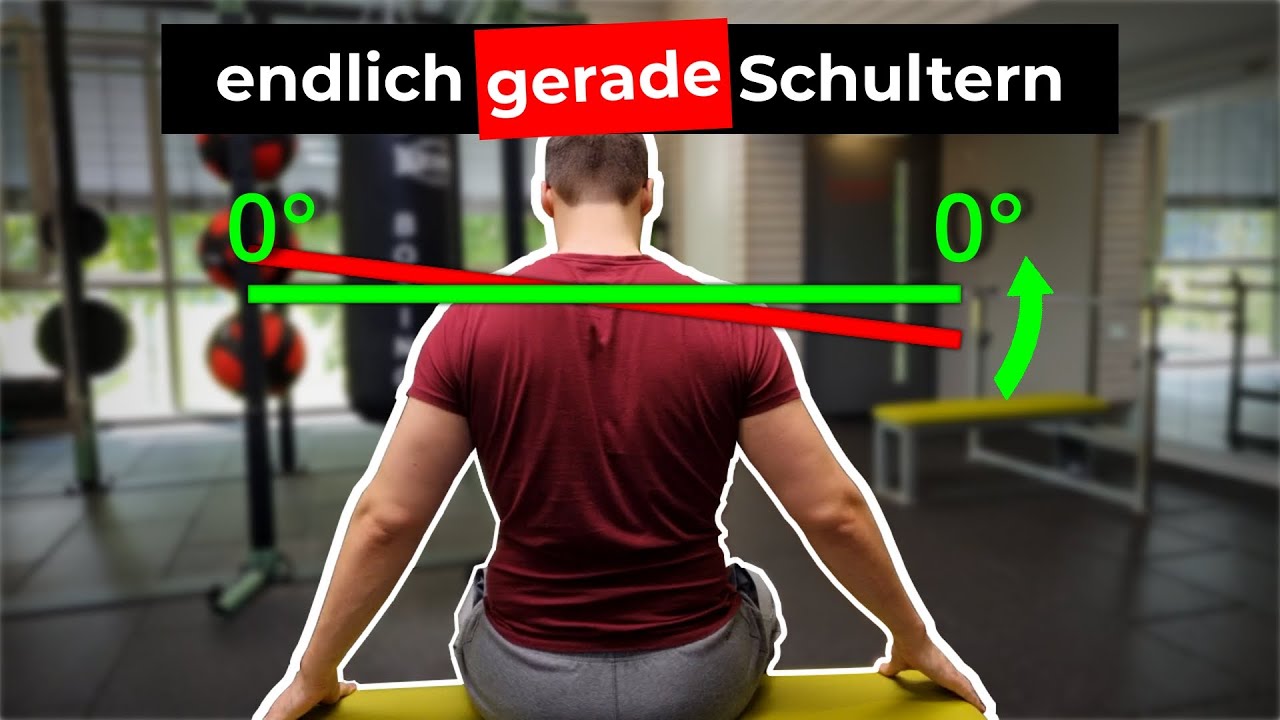 Schulterschiefstand beheben - Übungen und Ursachen (Pt.2)