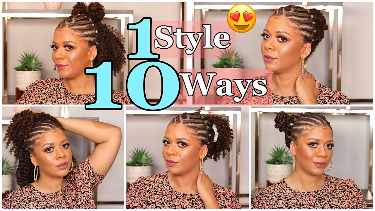 1 Style 10 Ways 😍 *Protective Style ➡️ Twist Out Styles | Natural Hairstyles