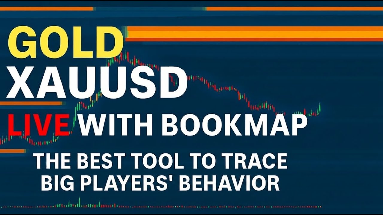 BOOKMAP LIVE | GOLD FUTURES | GC  - XAUUSD | Liquidity | Heatmap #livetrade #livegold #bookmaplive