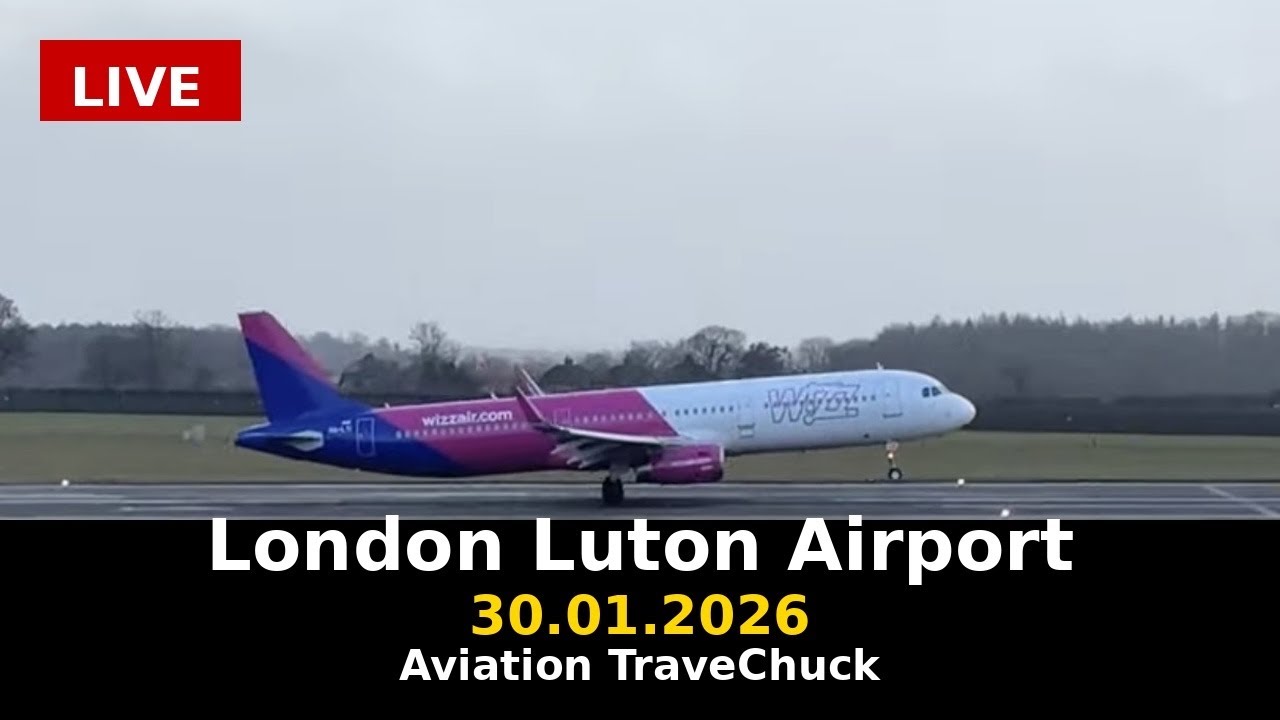 Live Airport Action from London Luton Airport!!