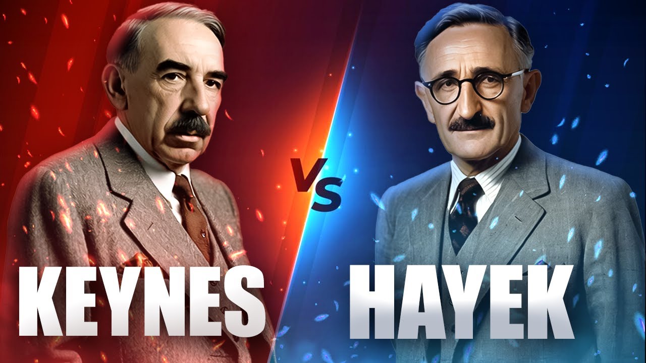 LIBERALISMO vs KEYNESIANISMO: Gran DEBATE Histórico | John KEYNES vs Friedrich HAYEK *Simulación IA