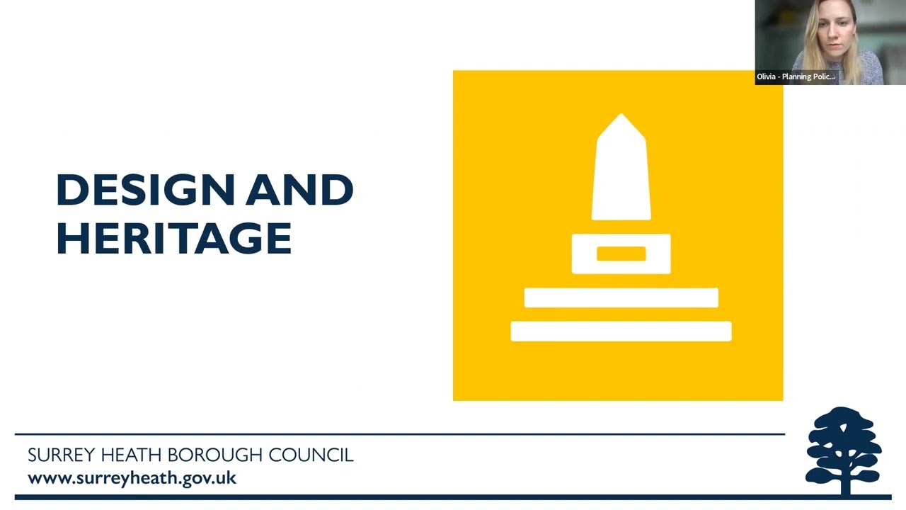 Surrey Heath Local Plan Webinar - 28 April 2022