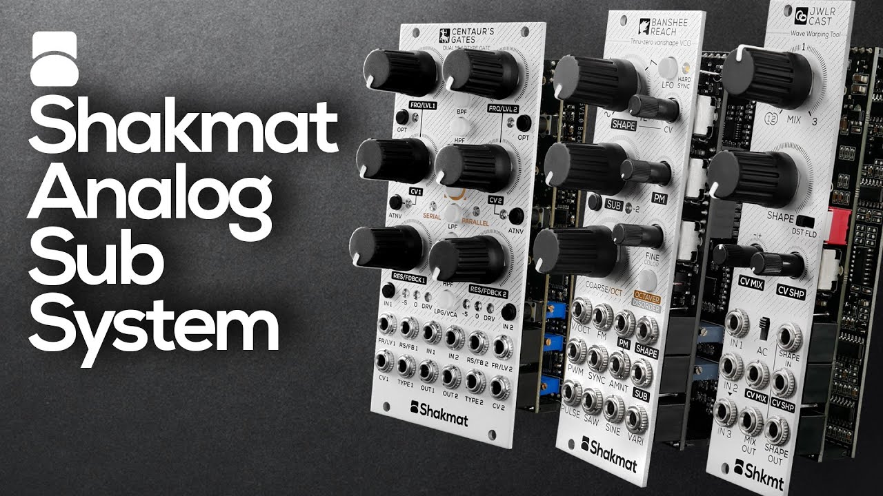 Shakmat Analog Sub System overview and patch examples