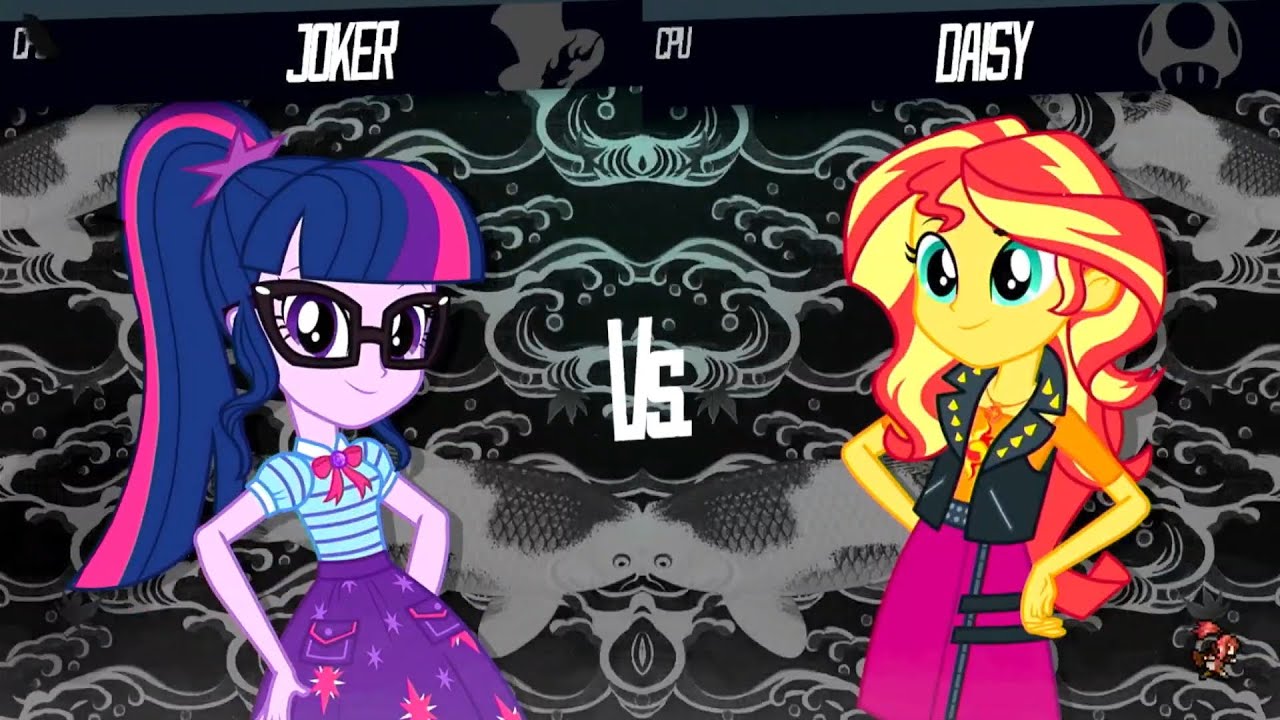 Twilight Sparkle Vs Sunset Shimmer - Requested Smash Bros Battle
