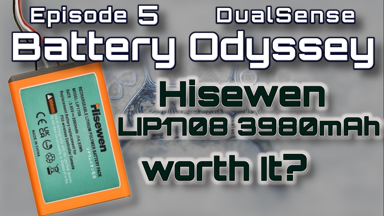 DualSense Battery Odyssey - Ep. 5: 14.5Wh Claim vs Reality &ndash; Hisewen 3980mAh Exposed
