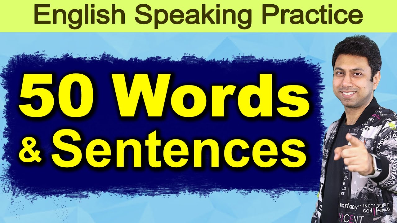 English Speaking Practice | 50 Words & Sentences | Awal