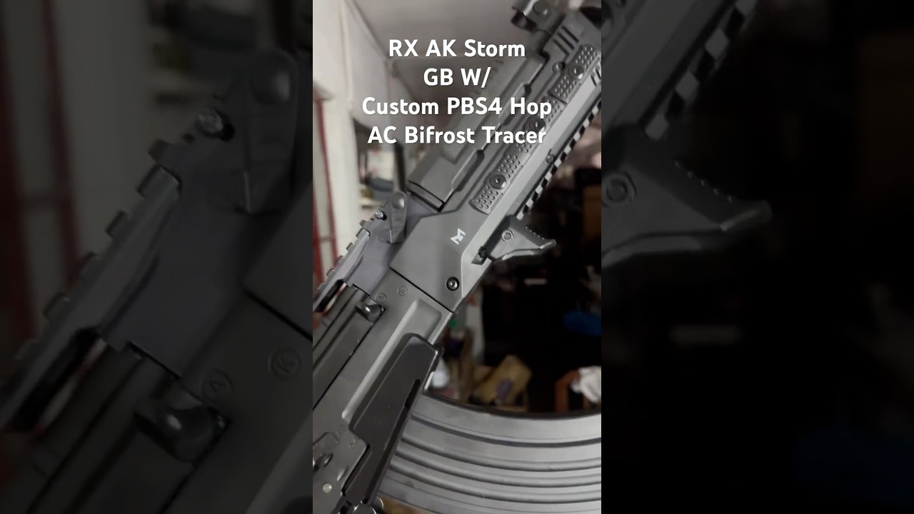 Ren Xiang AK Storm with custom PBS4 AC Bifrost Hop Up Cover! #gelblasterPH #gbphsouth  #jomarx