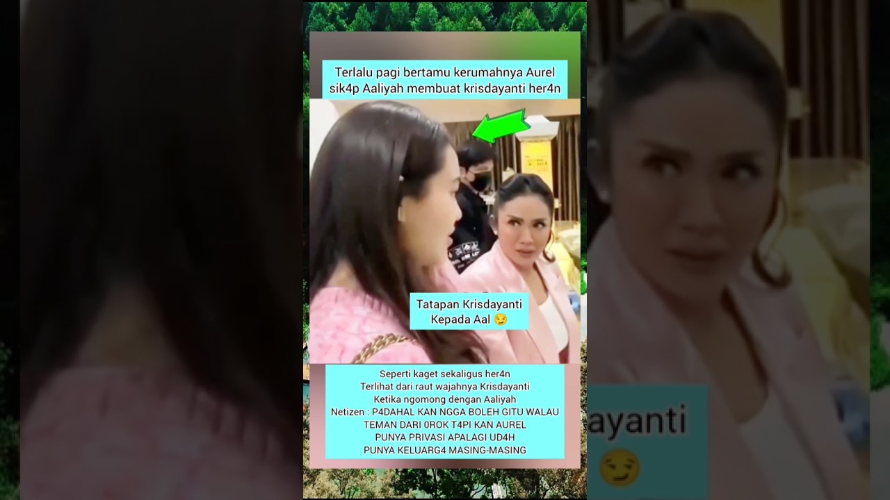 KRISDAYANTI SEPERTI TAU AALIYAH TERLALU SERING KERUMAH AUREL #aaliyah #aurelhermansyah #krisdayanti