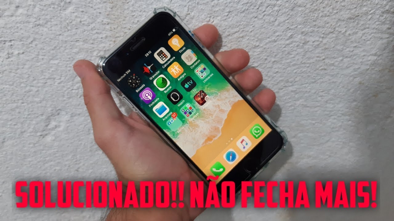 COMO FAZER O FREE FIRE PARA DE FECHAR E TRAVAR NO IPHONE 6 (FUNCIONA EM OUTROS IPHONEs)