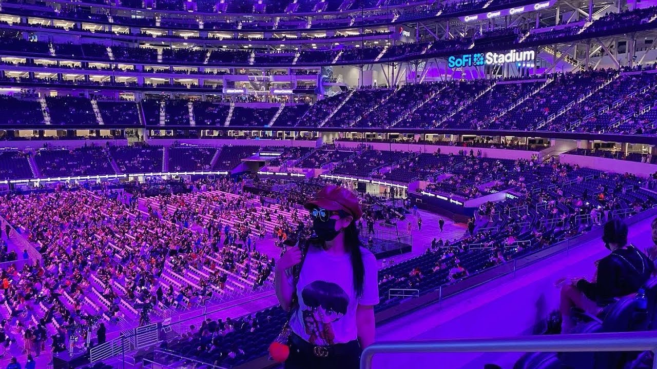 BTS LA concert Sofi VIP experience Vlog ( 200 and 100 level) Vlog