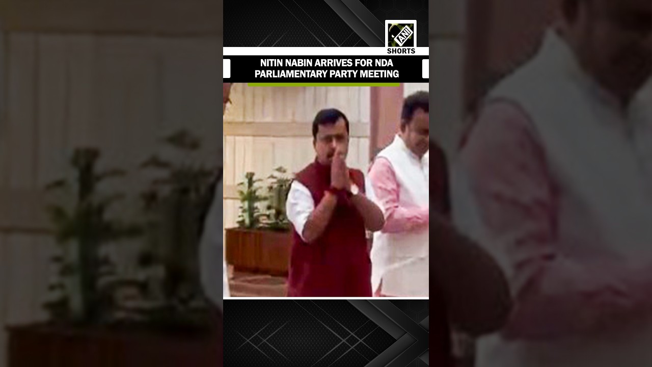 Nitin Nabin arrives for key NDA parliamentary party meeting