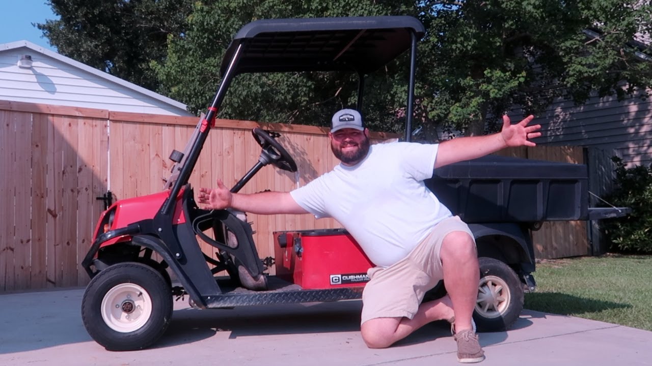 I Finally Bought A EZGO Golf Cart | CUSHMAN 72v AC Drive Hauler Pro | Will It Run?