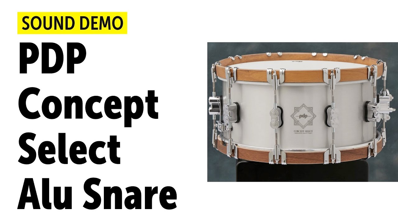 PDP | Aluminum | Concept Select Snare | Sound Demo