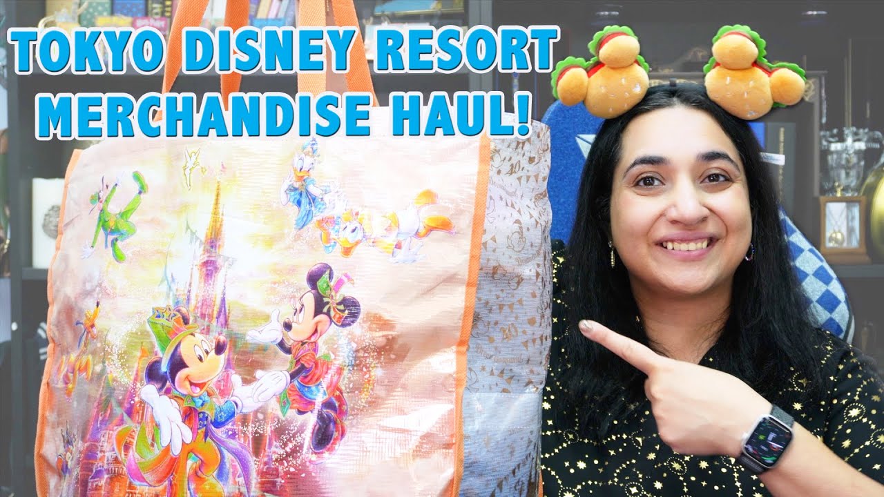 MASSIVE TOKYO DISNEY RESORT MERCH HAUL | 40TH ANNIVERSARY AND MORE!