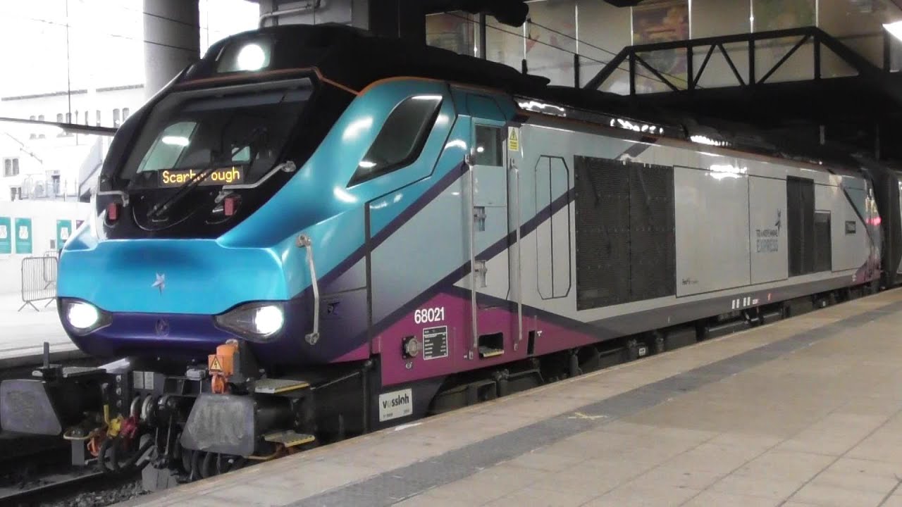 Train Spotting At Manchester Victoria Station On The 25/01/2020