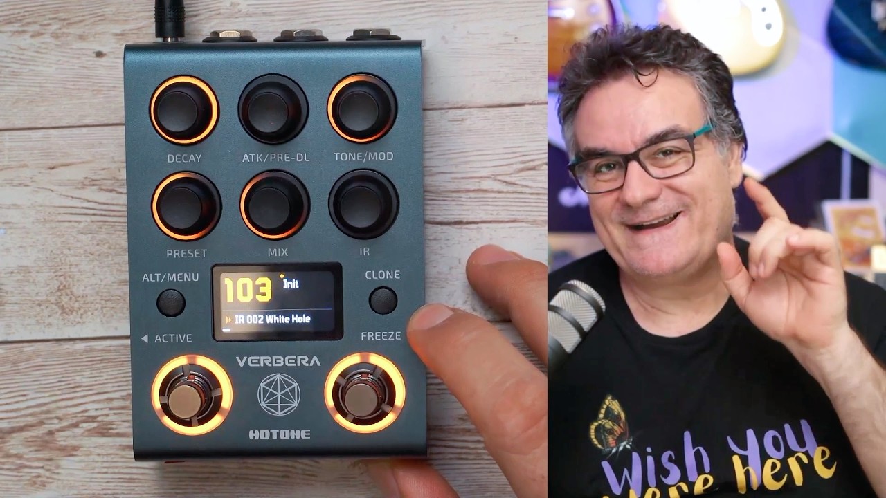 Reverb de CONVOLUCIÓN en un pedal ESPECTACULAR🥇 | Hotone Verbera