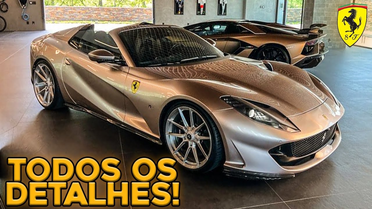 A FERRARI REPINTADA FICOU PRONTA * FERRARI 812 GTS EM BRONZO MASARU COM TUDO DA NOVITEC *