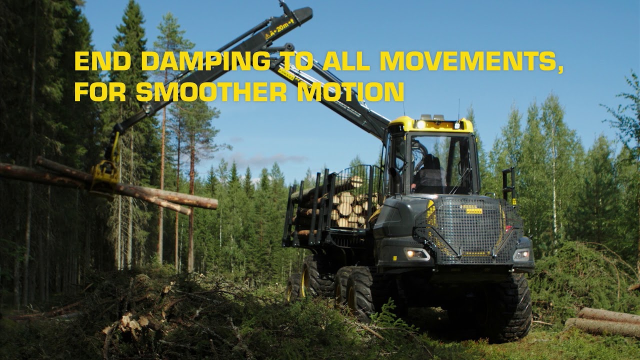 PONSSE Active Crane - New Loader Control System for Forwarders