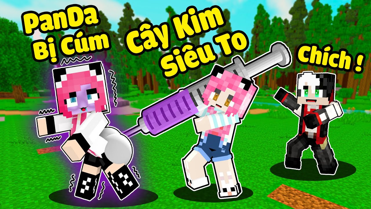 MỀU THỬ TH&Aacute;CH 24GIỜ L&Agrave;M Y T&Aacute; CHỮA BỆNH CHO CHỊ PANDA TRONG MINECRAFT*1 NG&Agrave;Y REDHOOD TRỞ TH&Agrave;NH B&Aacute;C SĨ