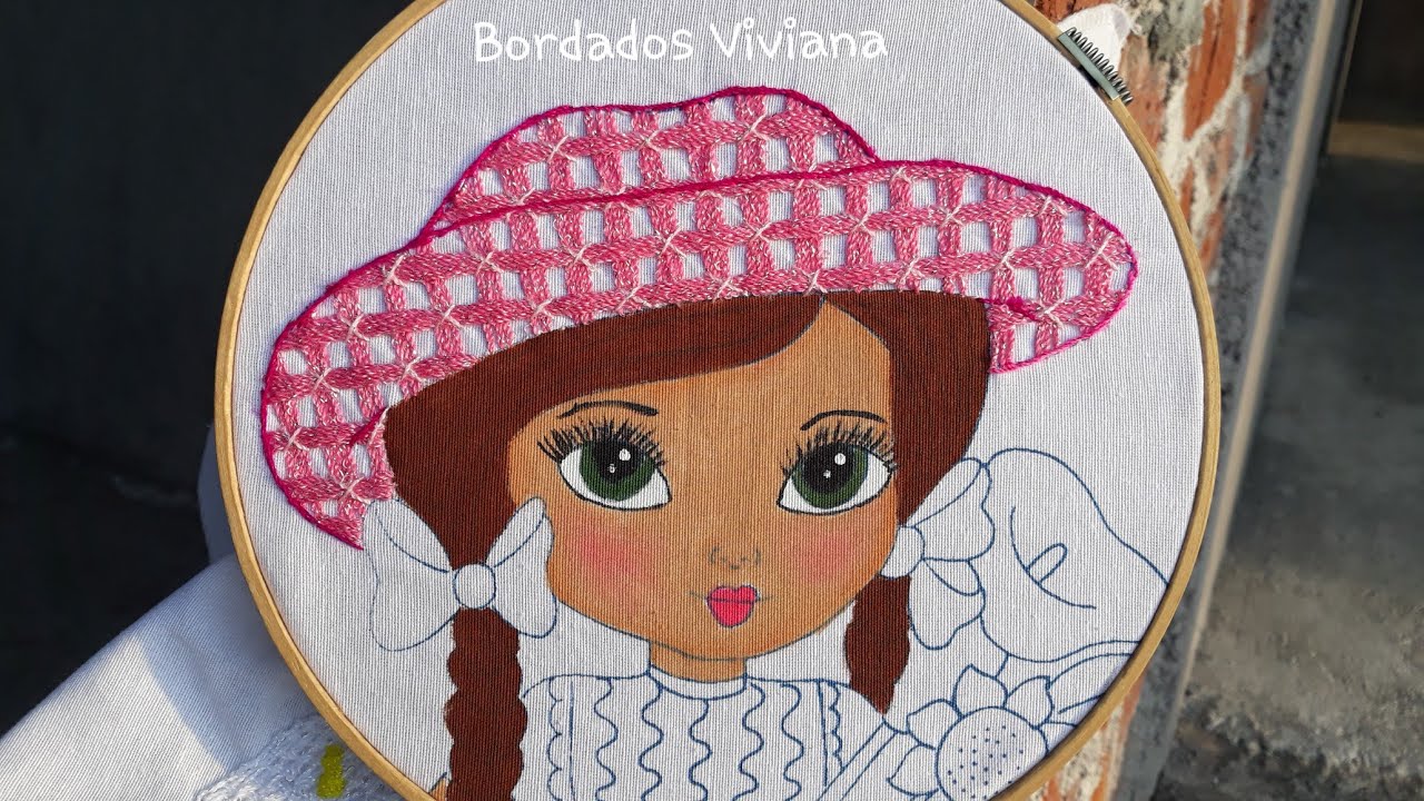 Bordado fantasia SOMBRERO facil