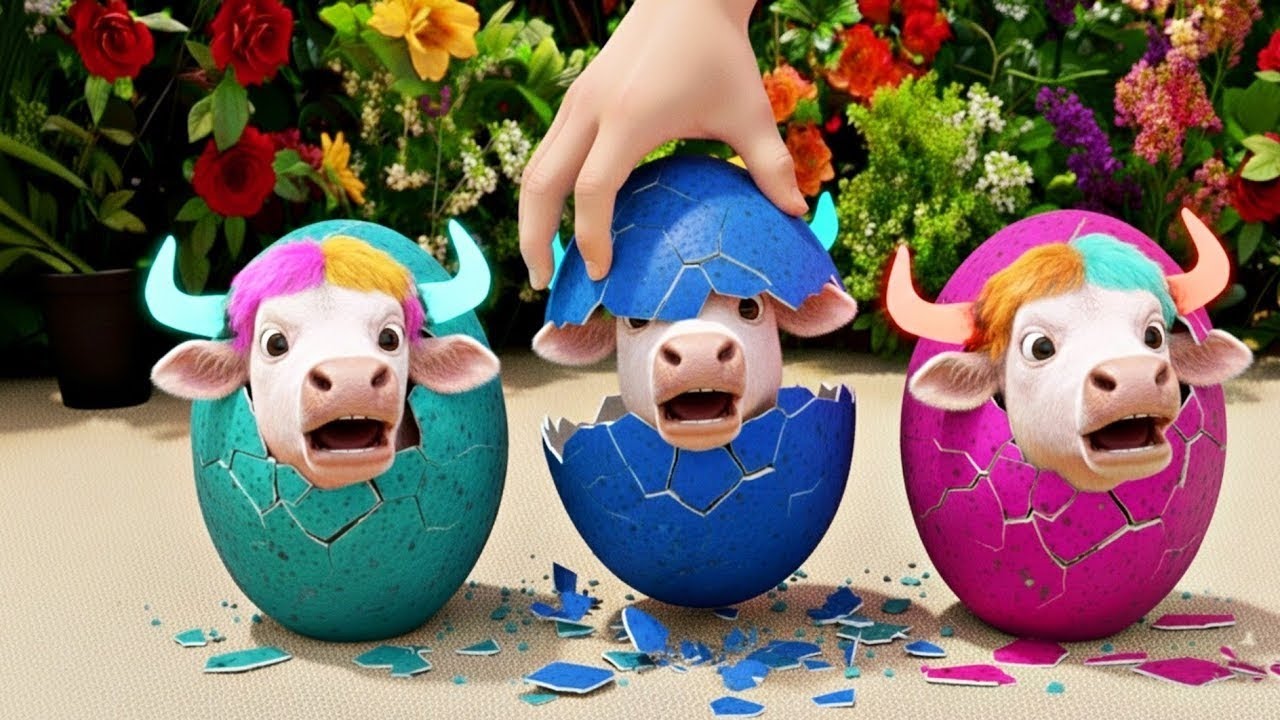 “WADIDAU ‼️ Learning About Farm Animals | Cow & Buffalo Adventure 263 | AJ Toys”