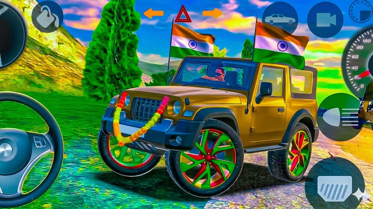 Modified Mahindra Thar😈Games:Indian Red Thar (Gadi Wala Games) Car Game Android Game - #2026