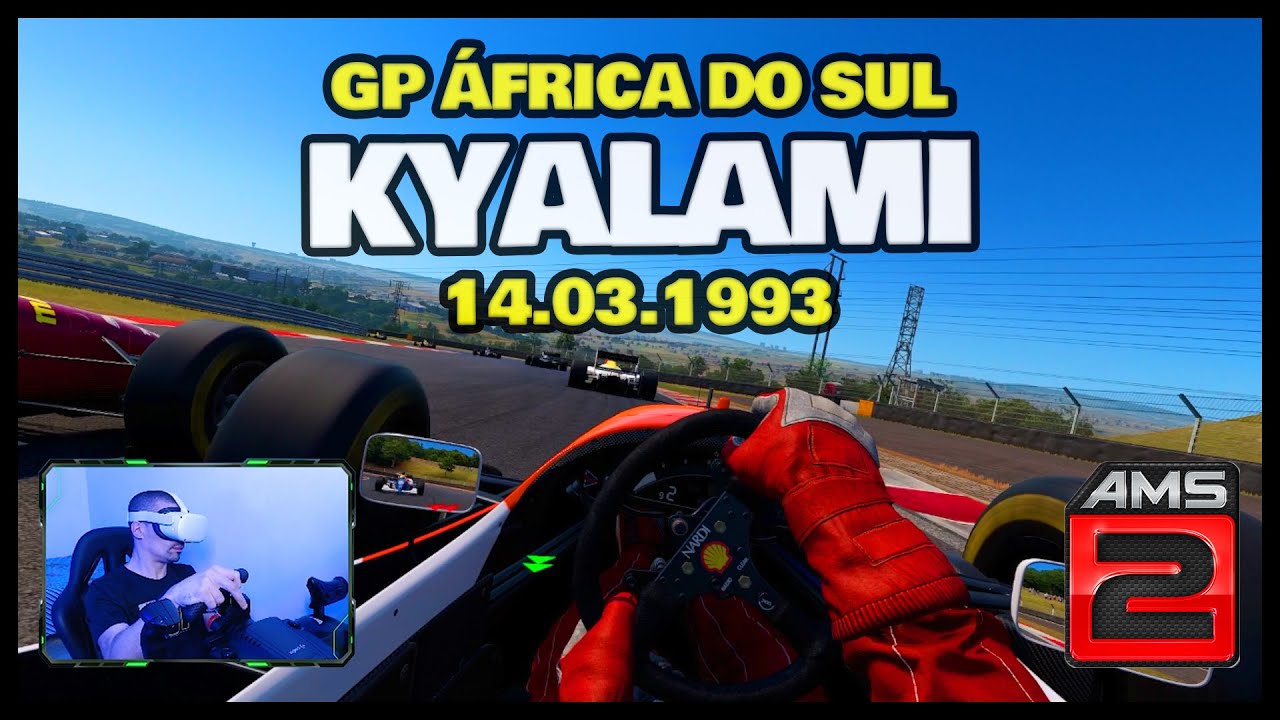 Automobilista 2 VR | KYALAMI 1993 | Mclaren MP4/8 AMS2 (v.1.5.6.3) #formula1 #gaming #vr #game #race
