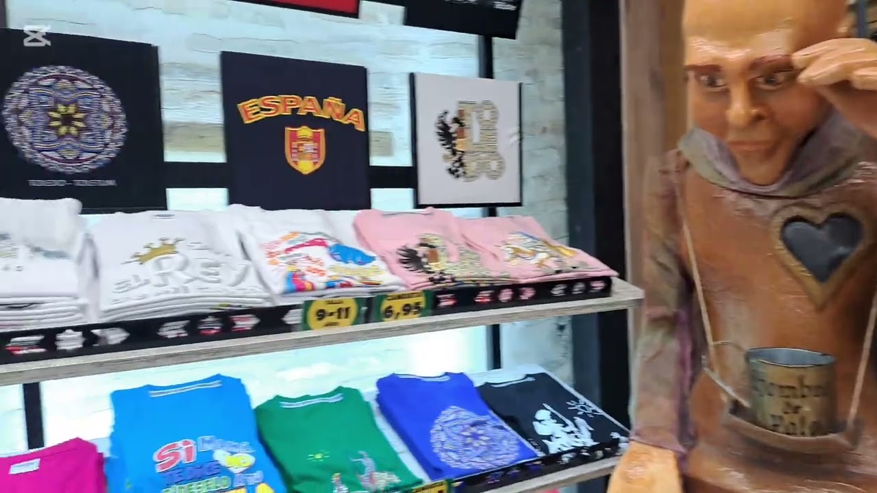 Walking tour around toledo spain.