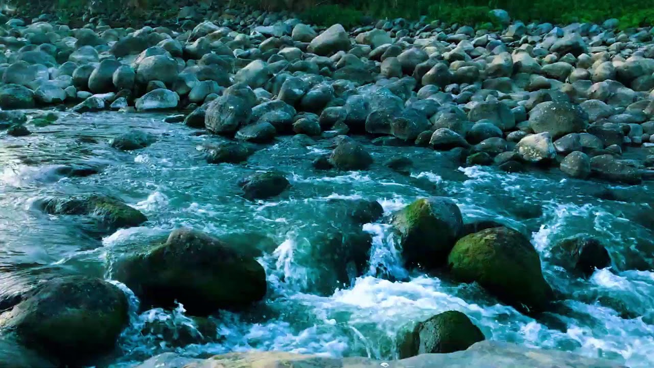 Crystal Water Stream for Mental Focus, Calm Mind, All Night Sleep
