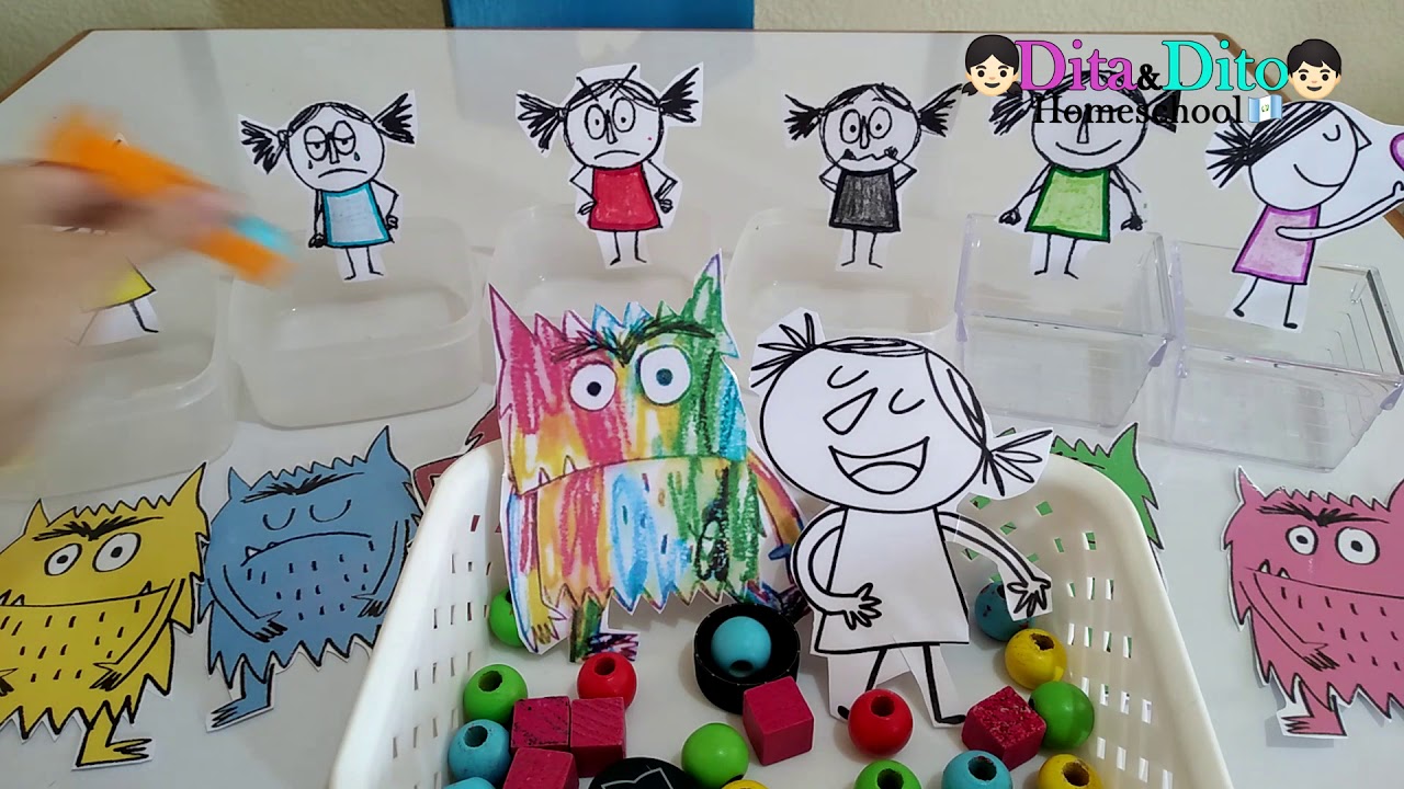Las emociones actividad El Monstruo de colores.
