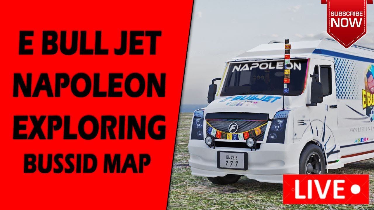 E BULL JET NAPOLEON | Exploring Bussid Map | FHV7.0 | Bussid | HariVids