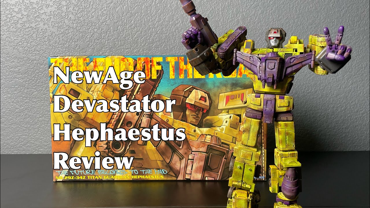 NewAge H34Z Hephaestus Devastator Battle Damaged Version Set of 6 review
