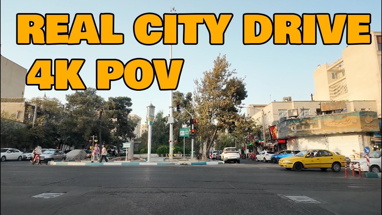 Exploring Narmak in 4K | Calm POV Drive Through a Real Tehran Neighborhood