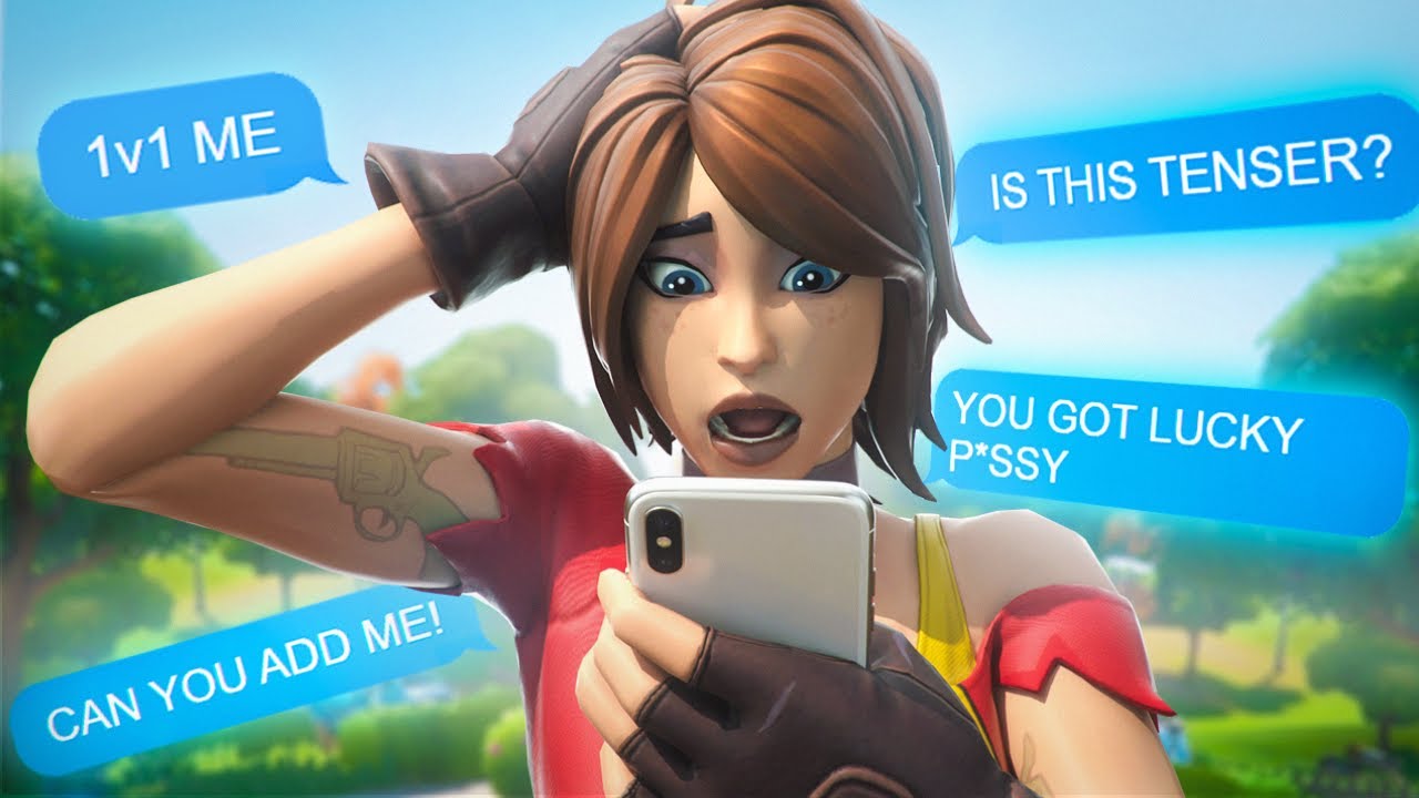 I gave my PHONE NUMBER out on fortnite...