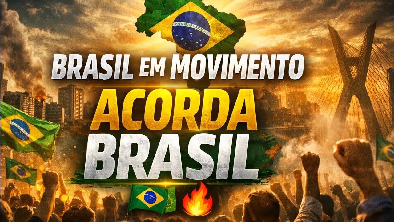 ACORDA BRASIL 🇧🇷🔥 (O GIGANTE PRECISA DESPERTAR!) Música,sem Restrição Para uso,Livre. No Copyright 