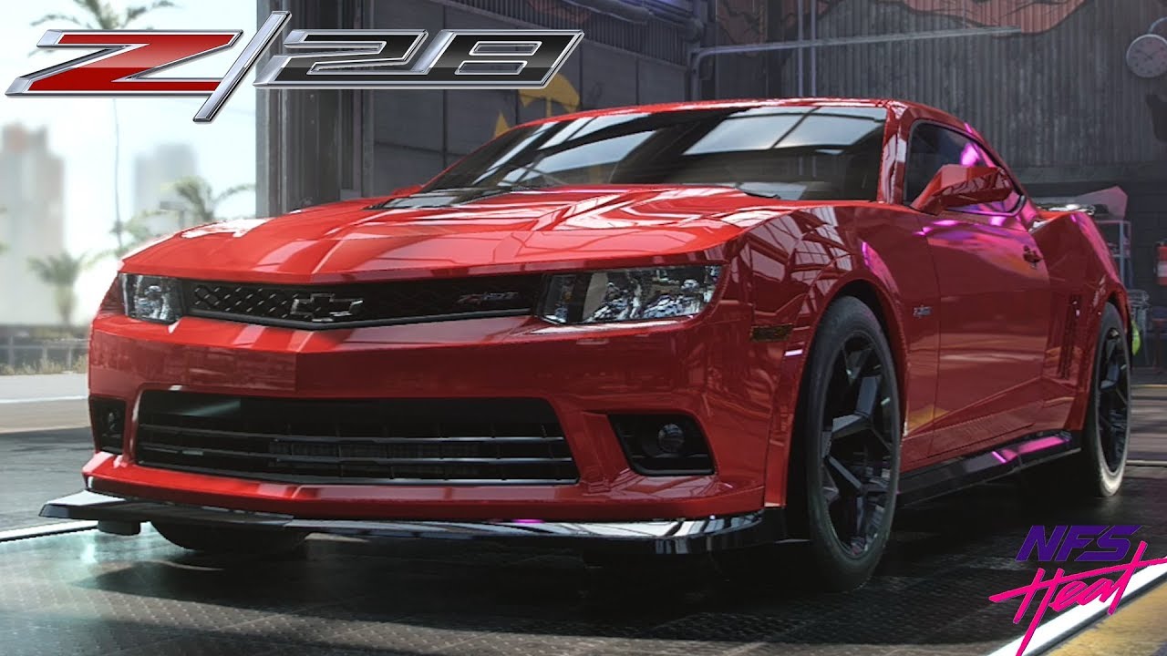 Need For Speed ​​Heat — Chevrolet Camaro Z/28 — кастомизация, обзор, максимальная скорость