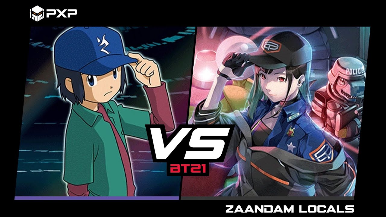 Purple Hybrid vs D-Brigade [Digimon Card Game & TCG BT21]