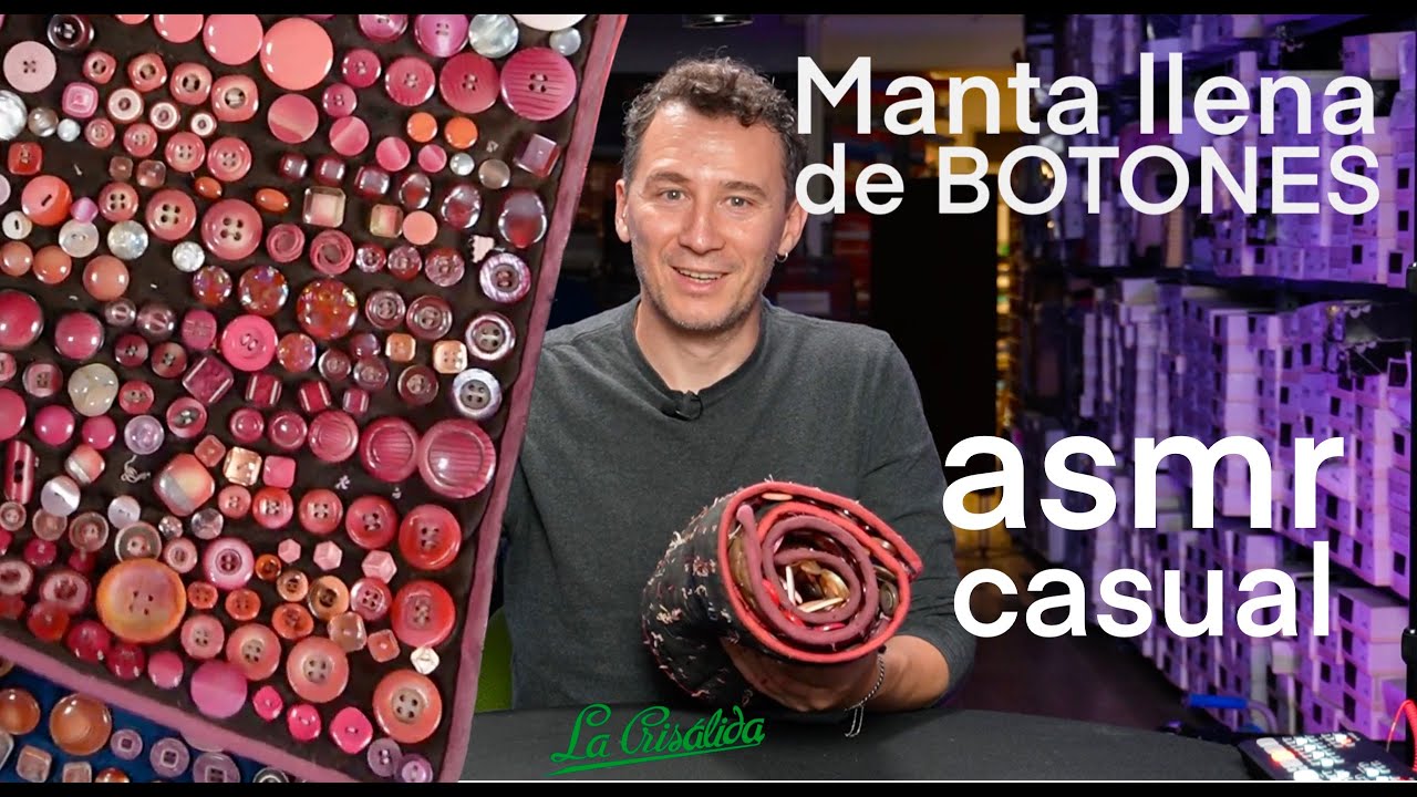 una manta llena de botones | ASMR CASUAL