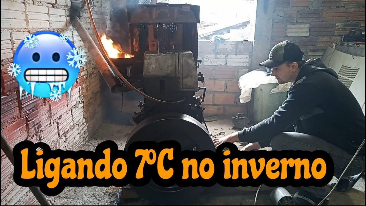 Ligando Motor Ruston No Inverno De 7 Graus, Será Que Liga?