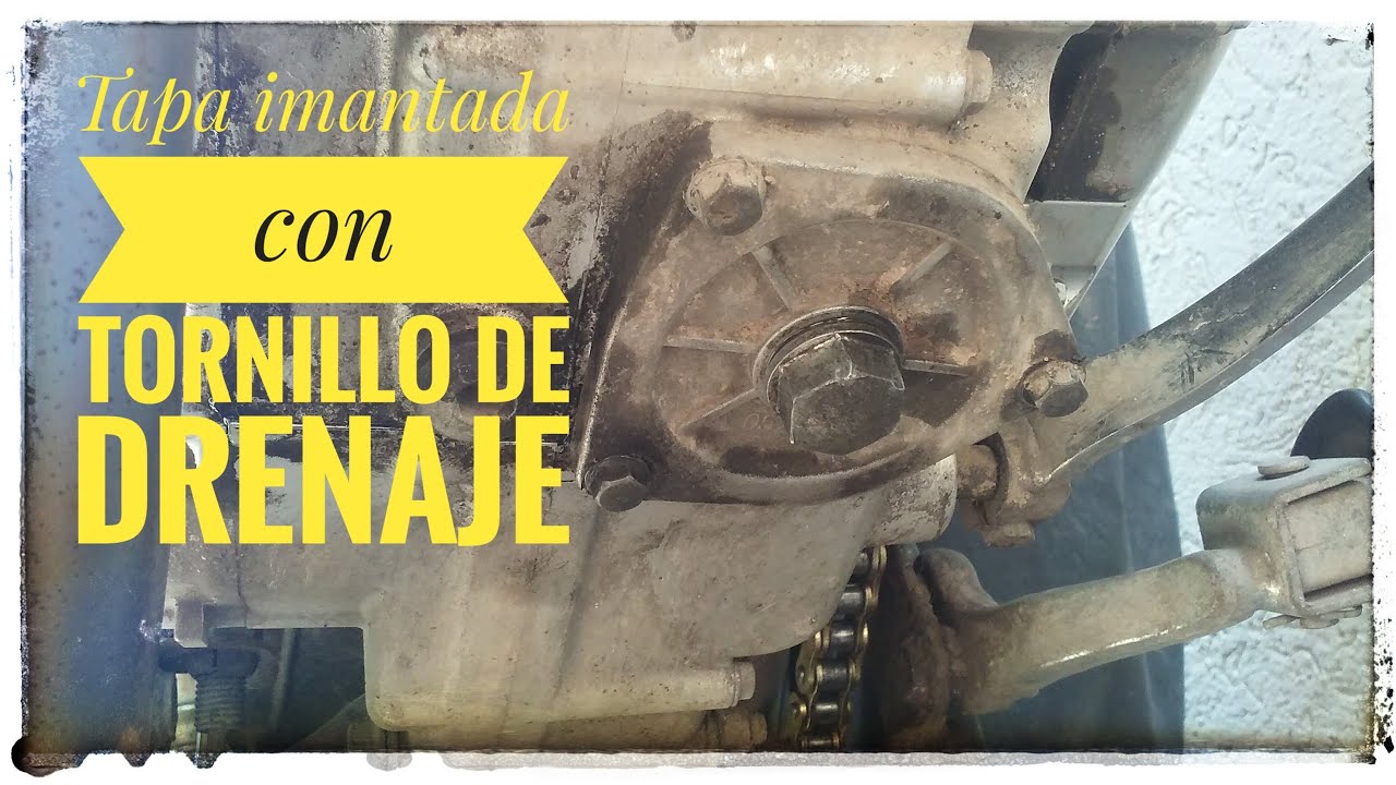 Filtro y tapa imantada de drenage - Suzuki GN125