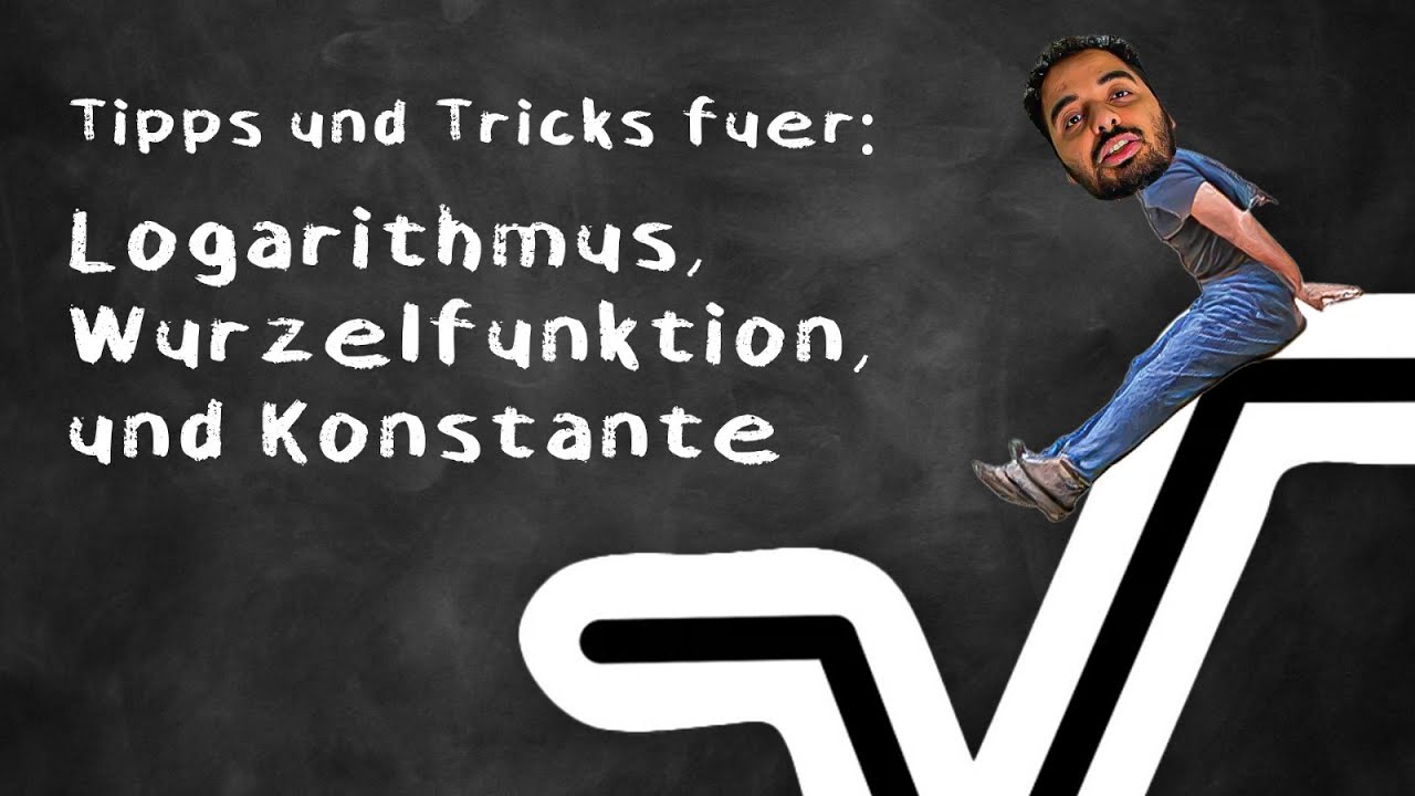[Logarithmus- , Wurzelfunktion und Konstante] Allgemeine Ableitungsregeln Teil 2 #DribblaouiTricks